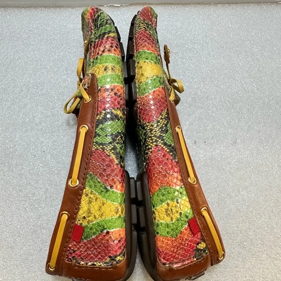 Marc Joseph RARE Multicolor Women's Leather Loafers Size 9 - Picture 4 of 9